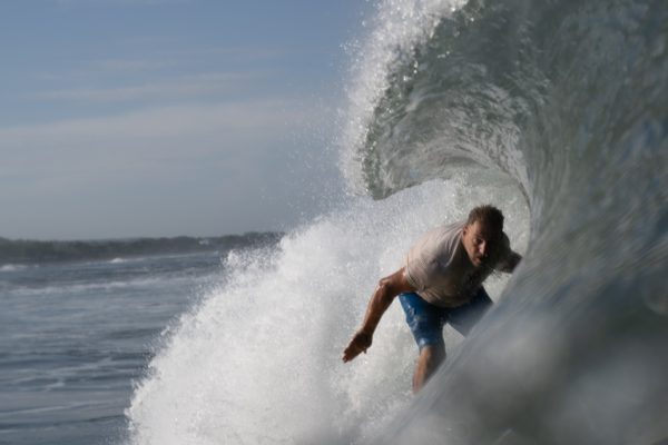Sirena Surf Lodge owner Gregory Chrisman, getting barrelled – Sirena Surf Lodge