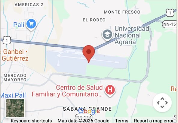 Augusto C. Sandino International Airport map