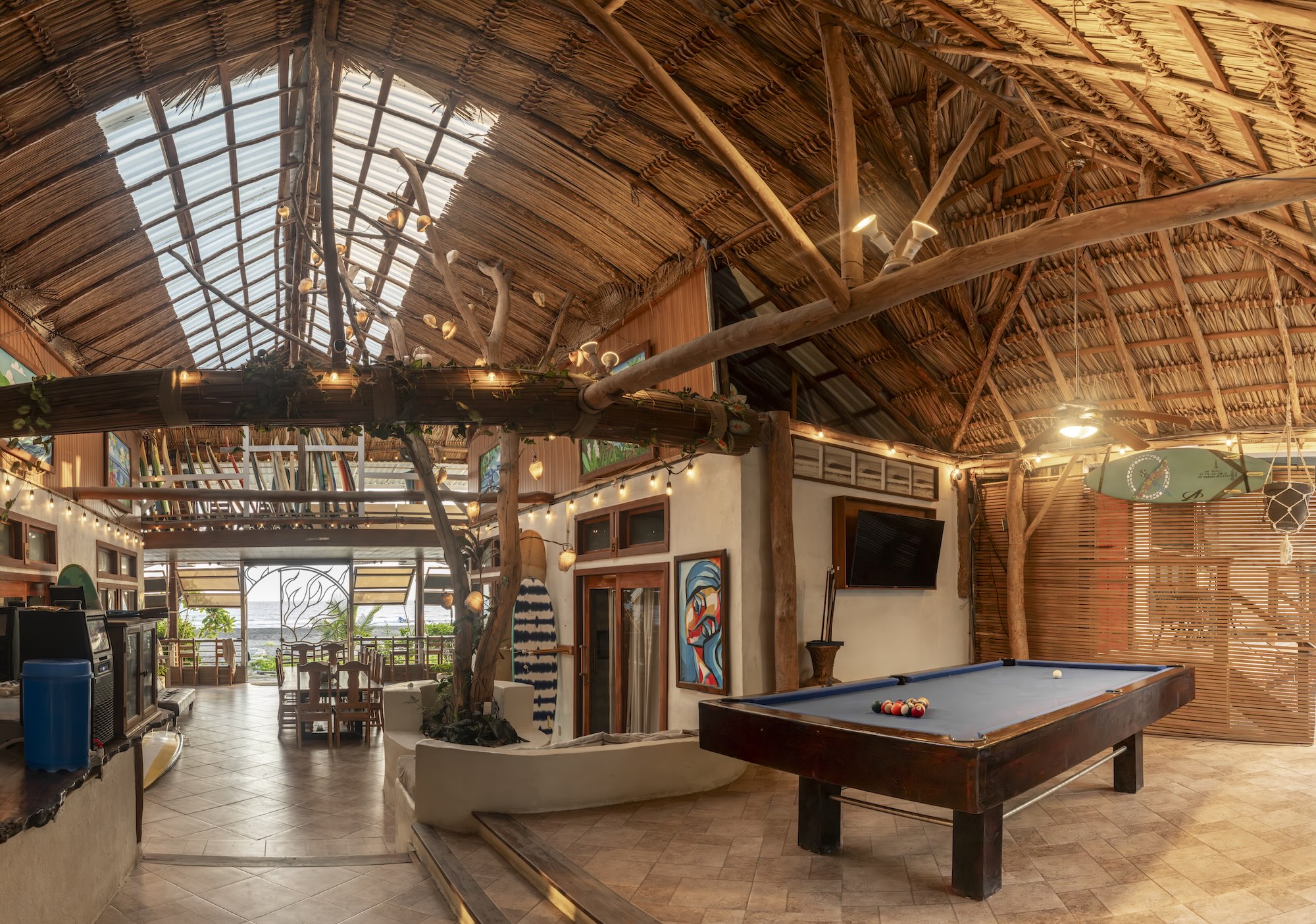 Relaxing at Sirena Surf Lodge in Nicaragua