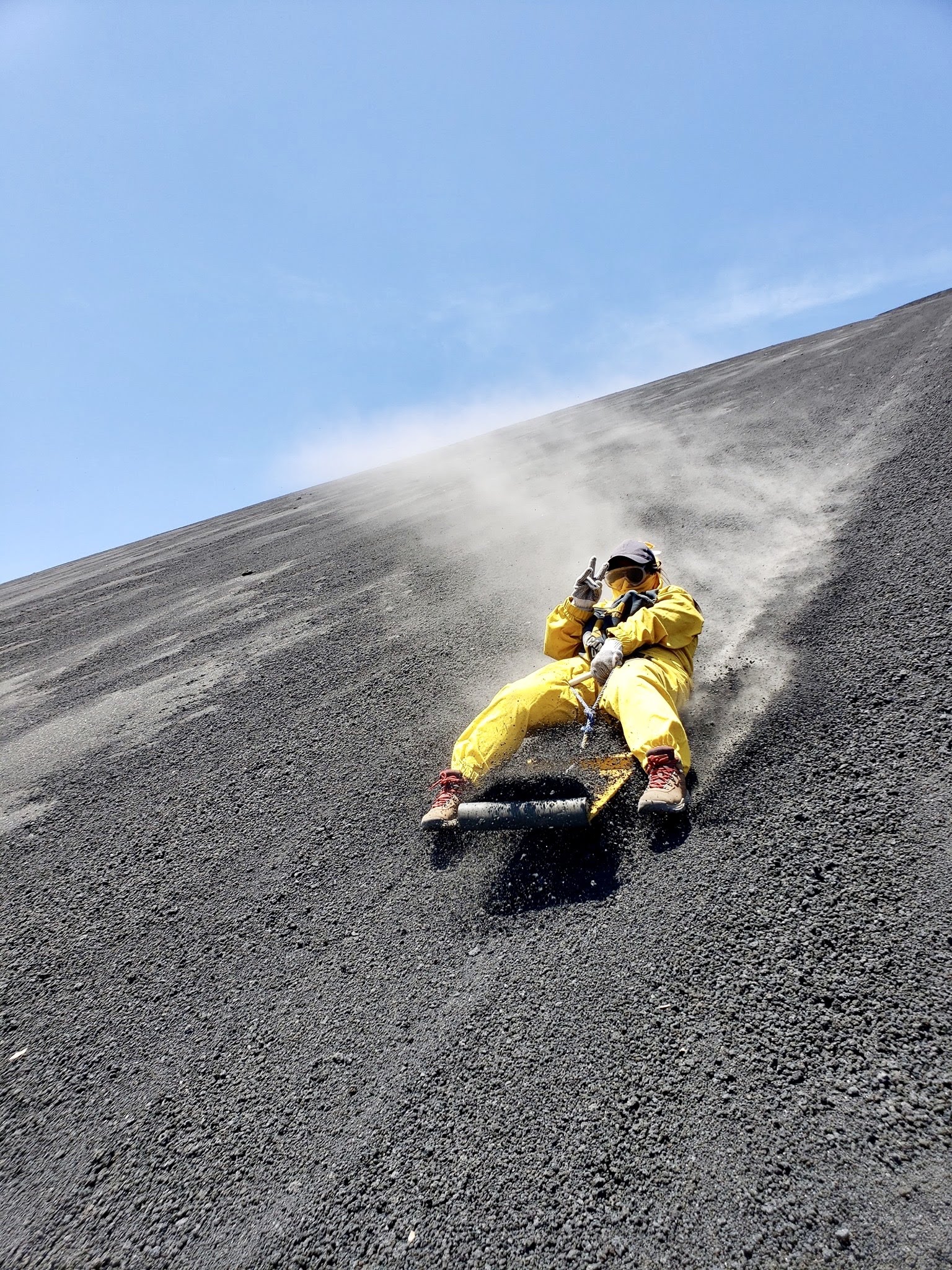 Cerro Negro volcano boarding